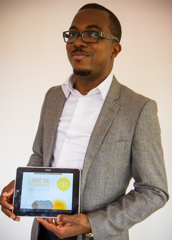 Thierry NÃ¢Â€Â™Doufou and his team of IT specialists developed a tablet Ã¢Â€Â” the Qelasy Ã¢Â€Â” specifically for the Ivorian market as they aim to bring local school kids into the digital era. Credit: Marc-AndrÃƒÂ© Boisvert/IPS