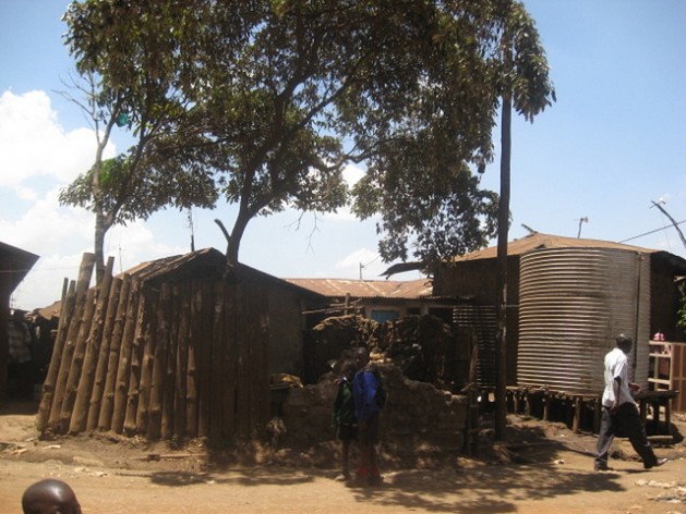 In 2009, nearly 5,000 Kibera residents were relocated to the KENSUP Soweto East settlement, pictured here. However many say the housing project has become a slum. Credit: George Kebaso/IPS