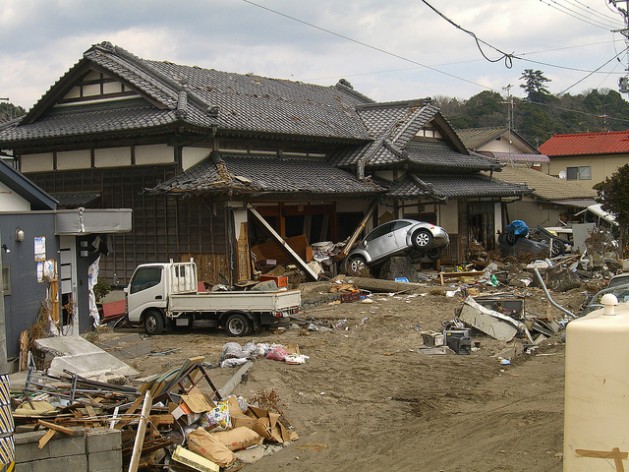 Devastation from the Mar. 1, 2011 tsunami that swept through Yotukura fishing village. Credit: Suvendrini Kakuchi/IPS