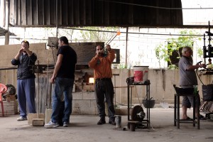 The Khalife family’s glassblowing workshop in the southern coastal village of Sarafand, Lebanon, has been given a new lease of life thanks to an initiative for recycling waste glass normally destined for landfills. Credit: Oriol Andrés Gallart/IPS