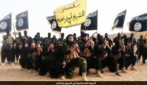 Islamic State fighters pictured here in a 2014 propaganda video shot in Iraq's Anbar province.