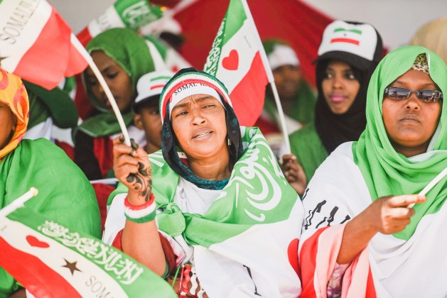 Women sport their national pride at the annual Somaliland Independence Day celebration on May 18 in Hargeisa. Advocates argue that a political quota would give women a greater say in their country's policy-making. Credit: Katie Riordan/IPS