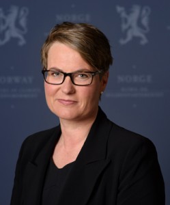 Tine Sundtoft is the Minister of Climate and Environment of Norway.
