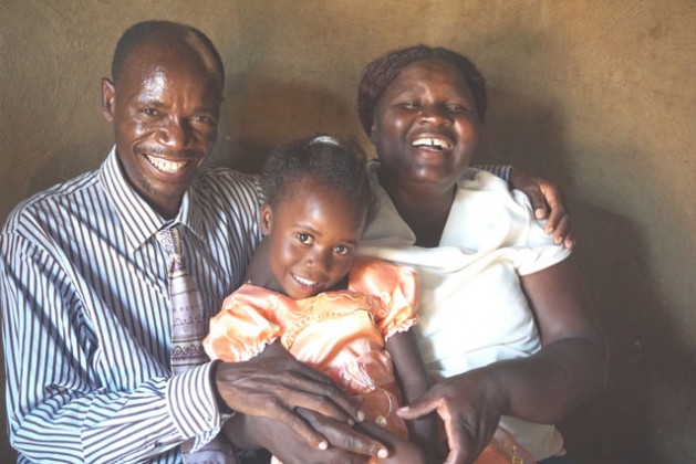 Thanks to PMTCT, three year old Nokuthula Mukonto (pictured) in Shurugwi’s Chida village does not have HIV despite being born to parents living with the virus. Her father, 50-year old Partrick, a high school teacher by profession, has lived with HIV for more than 15 years now while her mother, 43-year old, Mildred, has lived for eight years with the disease, and now an ardent anti-MTCT campaigner. Credit: Jeffrey Moyo/IPS