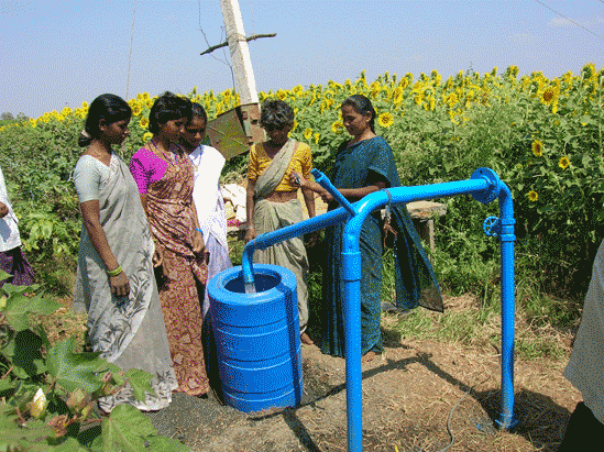 Sustainable groundwater utlisation is critical to rural livelihoods. Credit: FAO, Bharathi Integrated Rural Development Society
