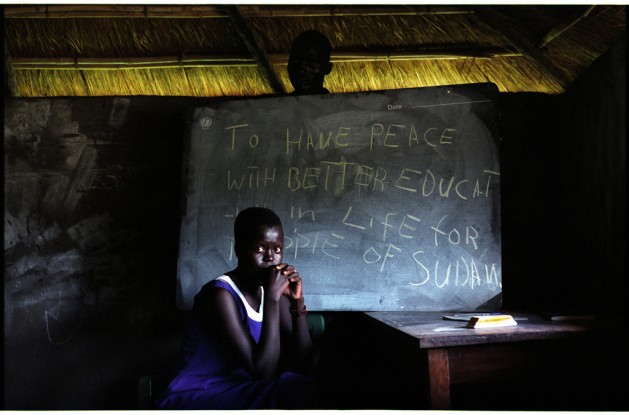Sustainable development and peace are linked, including through education. Credit: John Robinson/IPS