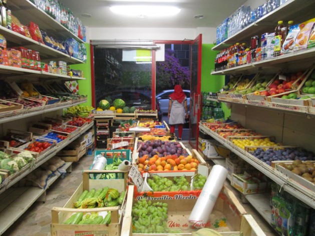 A typical Bangladeshi mini-market in a suburb of Rome. Credit: Rose Delaney/IPS