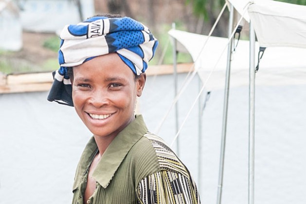 Nahimana Fainesi in the Lusenda refugee camp in Fizi, Democratic Republic of Congo. Credit: Catianne Tijerina/UN Women