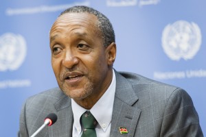 Macharia Kamau is Kenya's Permanent Representative to the United Nations. UN Photo/Mark Garten.