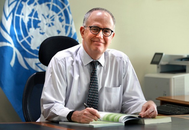 Julio Berdegué, FAO regional representative for Latin America and the Caribbean, in his office in Santiago. Credit: Maximiliano Valencia/FAO