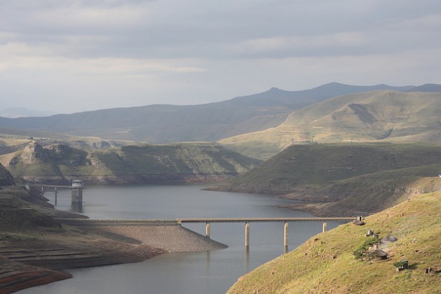 The catchment area of the Katse Dam in Lesotho, which flows into South Africa. Credit: Campbell Easton/IPS