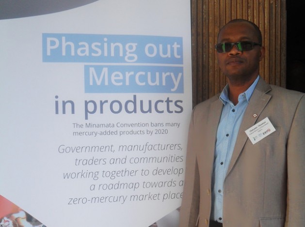 Olubunmi Olusanya of the Federal Ministry of Environment, Nigeria is keen on phasing out mercury-added products. Credit: Miriam Gathigah/IPS
