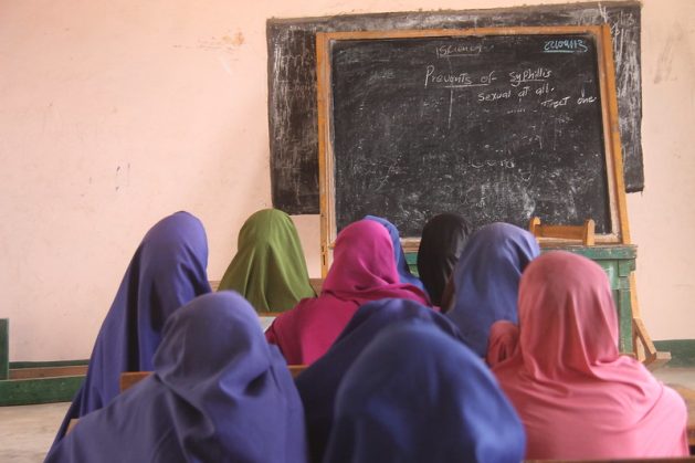 Studies have shown that the longer a girl stays in school, the less likely she is to be forced into child marriage. With many schools currently shut down and girls are not going to school, an increase in child marriage is expected. Credit: Ahmed Osman/IPS